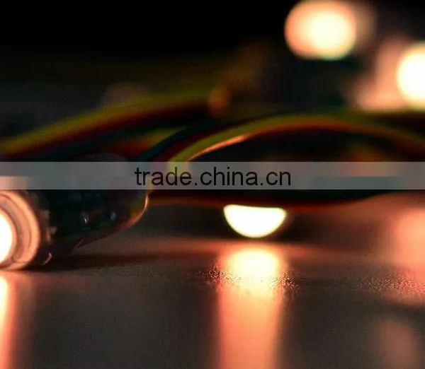High Brightness 5mm Strawhat Yellow 12V Led String Light photo-3
