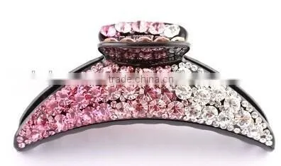 Resin Claw Clip, Shiny Drilling Medium Luxury Crystal Hair Claw Clip photo-2
