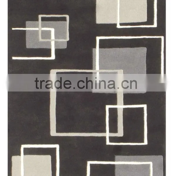 020 Grey Handtufted Carpets Made With Fine Wool