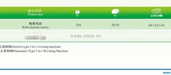 Eletric Type 3 in 1 Riveting Machine /pneumatic Type 3 in 1 Riveting Machine RV-103/RV-103A photo-2