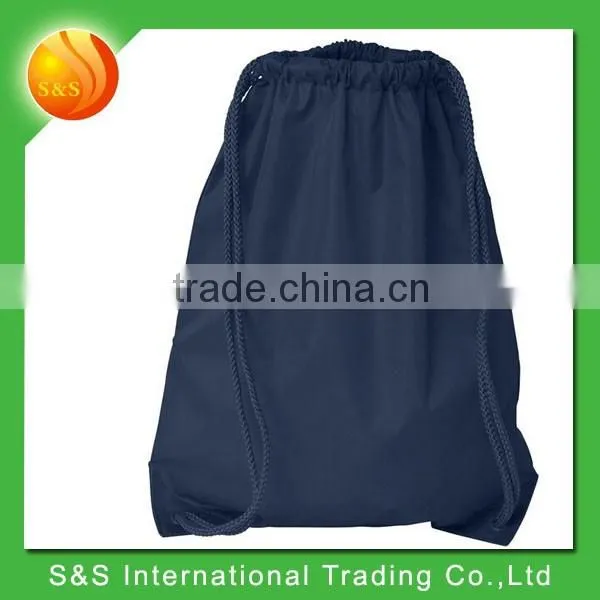 Colorful Lightweight Drawstring Backpack Polyester Practical Drawstring Bag photo-2