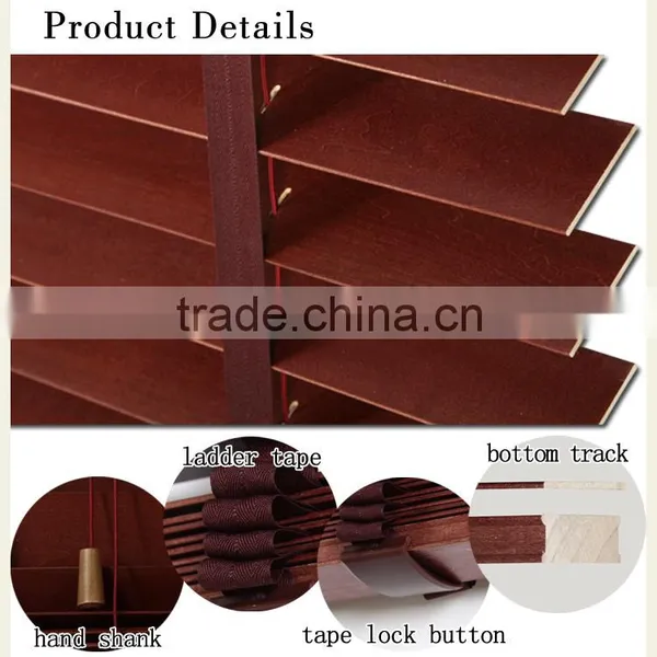 China Wood Venetian Blinds photo-3
