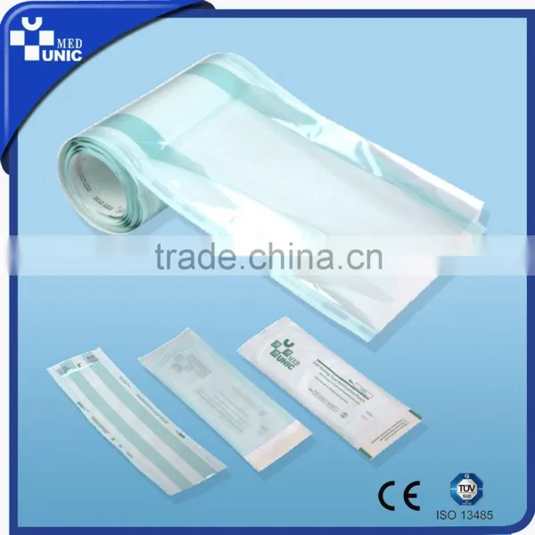 Medical Heat-Sealing Gusseted Sterilization Pouch Sterilization Flat Reel Pouch