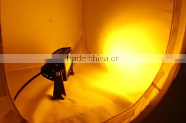Newest!!! 36W Amber Led off Road Light Bar Double Row Fog Lights 7.5inch Amber Led Light Bars Quality Choice photo-4