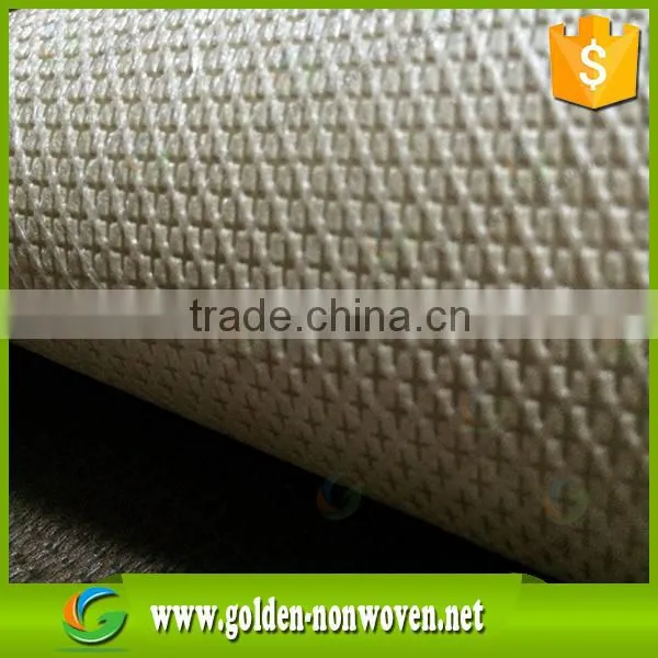 110gsm Nonwoven Shoe Cover Fabric/pp Spunbonded Non Woven Cloth Fibers/cross photo-2