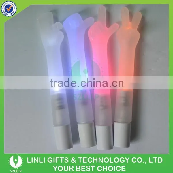Advertising Led Light Up Hand Shaped Pens photo-4