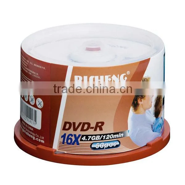 RISENG 16x 4.7GB 120MINs Wholesale Blank Dvd-r/China Style Printing Dvd Disc Manufacturer/dvd Princo Offset Printing photo-2