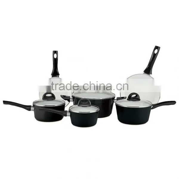 LFGB FDA SGS DGCCRF Forged Series 10 Pcs Nonstick Ceramic Cookware Set