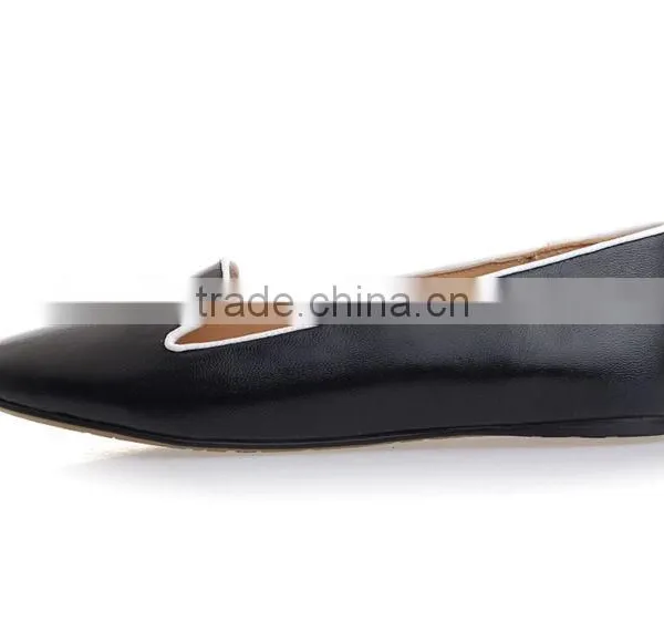 Office's Ladies Black Color Patent Leather Flat Shoes for Ladies photo-4