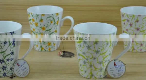 11OZ United States Design Full Decal Print Coffee Cups, Shiny Surface Porcelain Mug, KL5004-A421 photo-4
