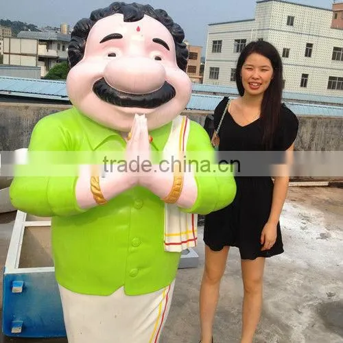Modern Outdoor Fiberglass Human Sculptures
