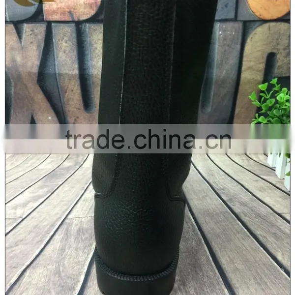 Hot Sale Best Quality Army Men Black Leather Desert Tactical Boots photo-2