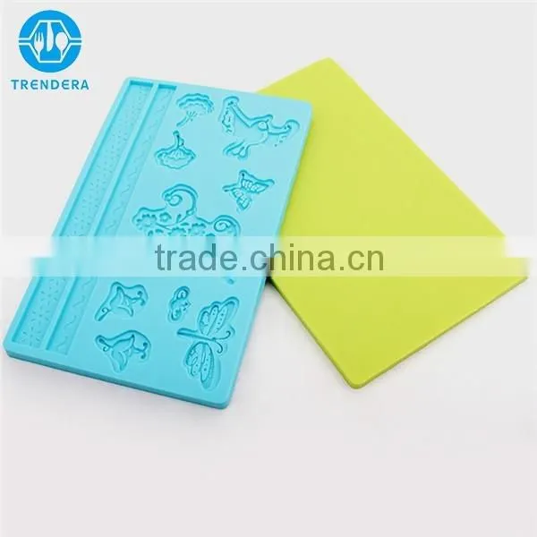 Beautiful Flower Leaf Shaped Silicone Decorating Cake Tools photo-4