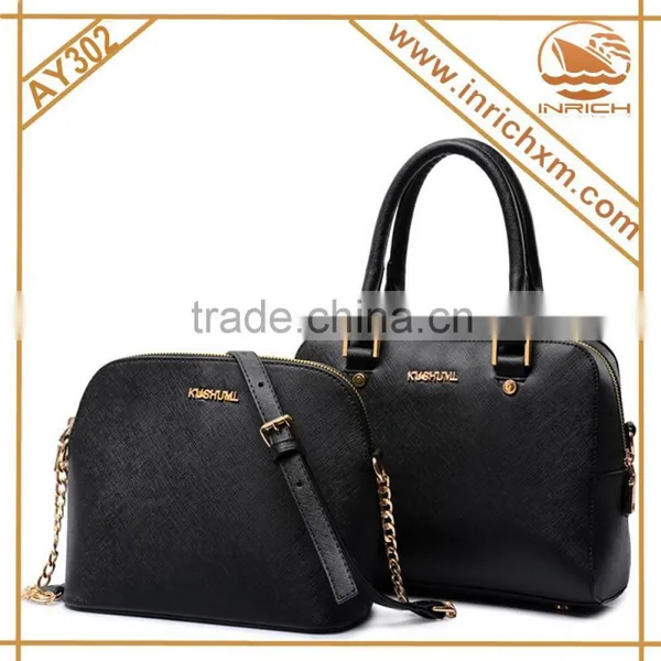 2pcs PU Leather Handbag Set Latest Styles Ladies Handbag Quality Choice photo-3