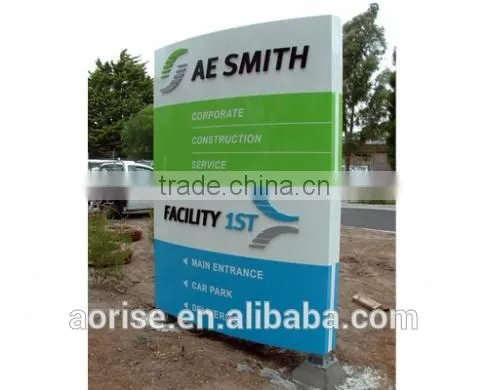 Standing Aluminum Led Pylon Sign for Gas Station photo-5