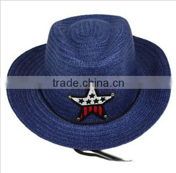 Fashion Style High Quality Straw Wholesale Kids Cowboy Hats Quality Choice photo-5