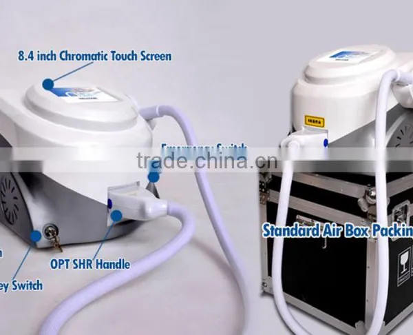 CE Approval Opt Shr Hair Removal e Light Ipl Portable photo-4