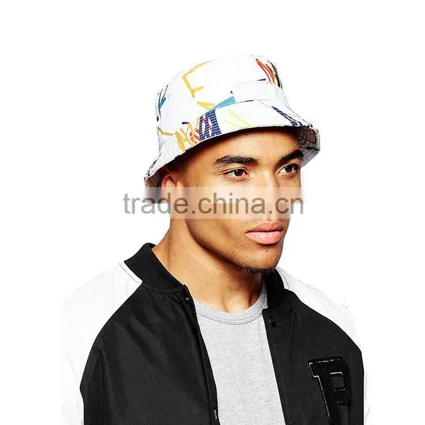 OEM/ODM Design Your Own Bucket Cap Label Logo Digital Printing Fashion Men'S Plain Bucket Hat Wholesale photo-4
