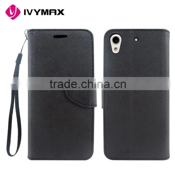 On Sale Portable Phone Case for HTC 626 Card Holder pu Cover