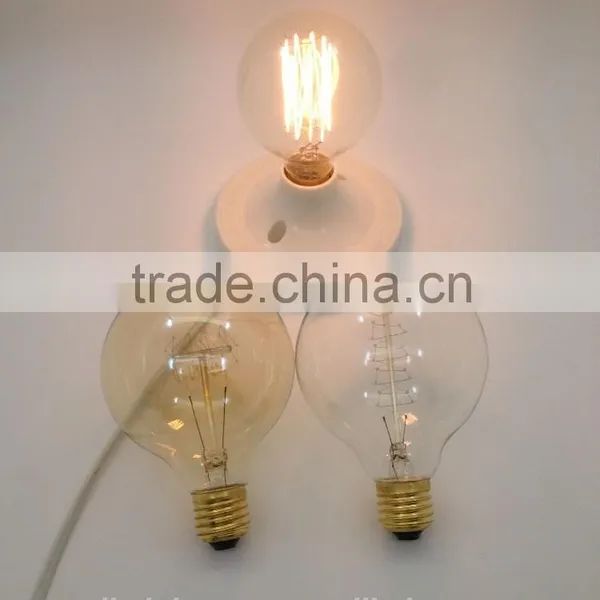 Edison Bulb G95 Bare Bulb Used in Living Room Chandelier Lamp photo-5