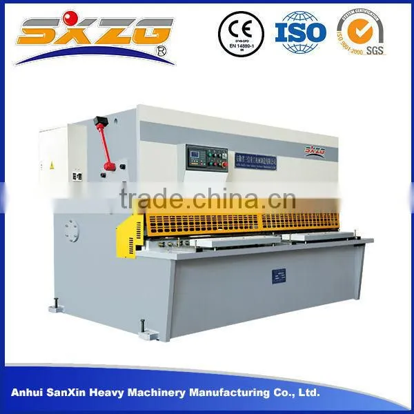 E21 NC Control Hydraulic Swing Beam Cutting Shear Machine for 12mm Metal Plate Sheet photo-2