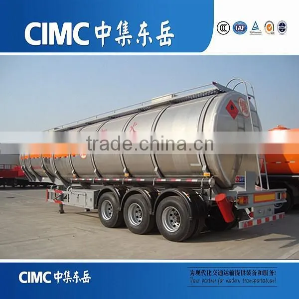 CIMC 30000-60000 Liters Fuel Tanker Trailer / Oil Tank Truck Tank In Saudi Arabia photo-5