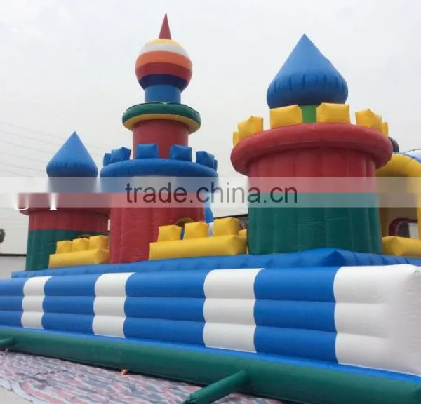 2016 Hot Sale Inflatable Fun City, Outdoor Playground Inflatable Castle, Inflatable Amusement Park photo-4