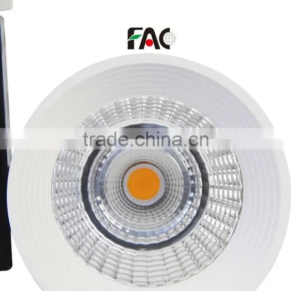 Fixture Cob With White Black Body Finish Cylinder Led Track Lighting photo-2