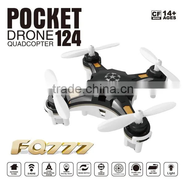 FQ777-124 Rc Mini Drones Pocket Drone 4CH 6Axis Gyro Micro Dron Uav Quadcopter RTF Quality Choice photo-3