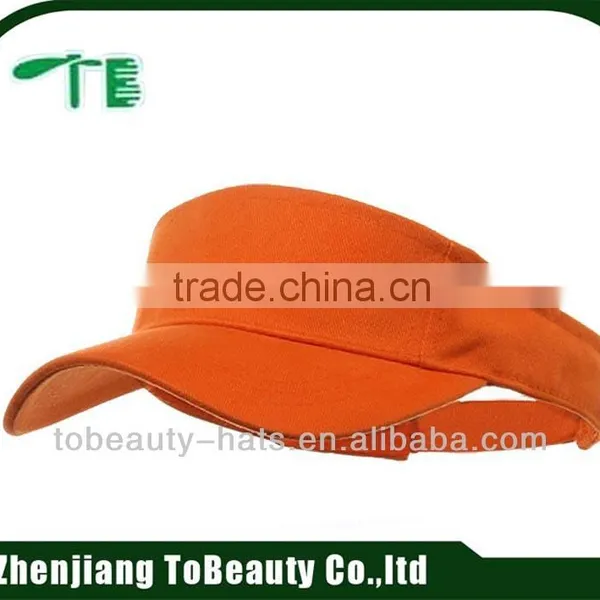 Orange Plain Sun Visor for Sale