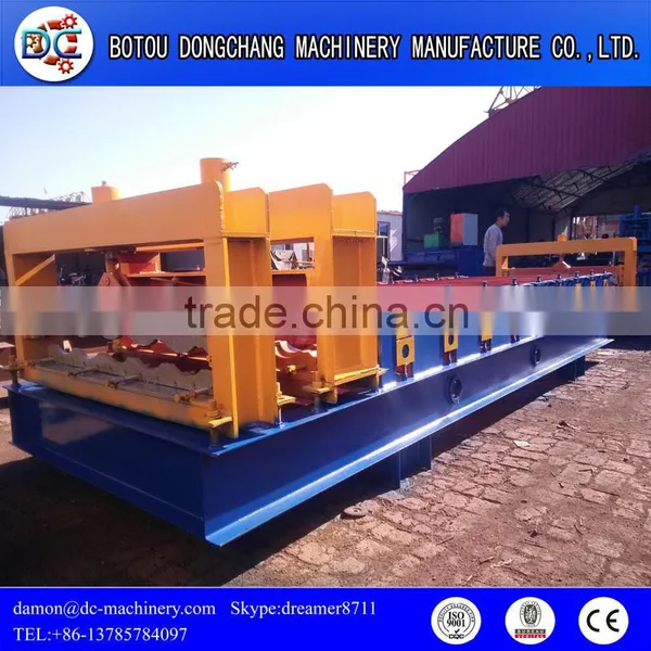 Hot Sale Professional Trapezoidal Profile Roofing Sheet Roll Forming Machine For Steel Construction photo-2