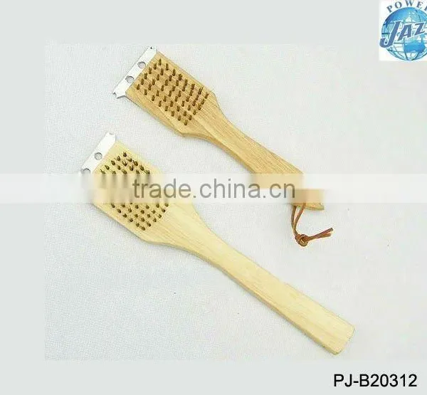 Wooden Handle BBQ Grill Brush