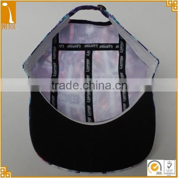 Flat Brim Sublimation & Printed Custom 5 Panel Caps photo-4