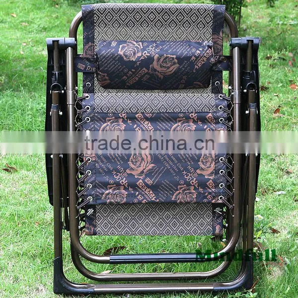 25mm*0.8mm Outdoor Garden Zero Gravity Folding Chair Steel Tube Frame Chair photo-4