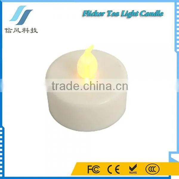 12Pcs Yellow Flameless LED Tealight Candle Flicker for Wedding Birthday Party Christmas Home Decoration photo-4