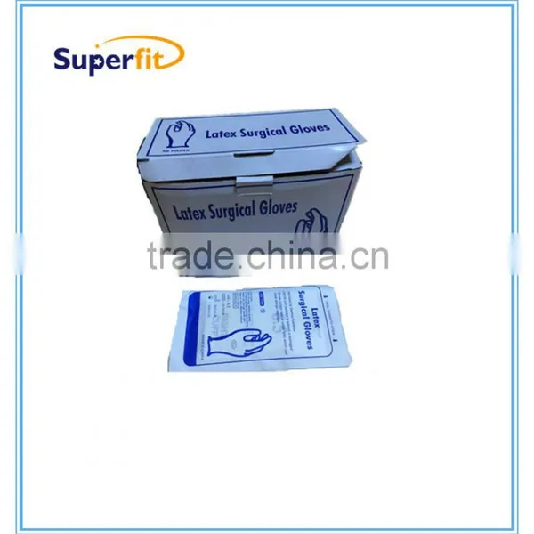 Medical Powered Sterile Latex Surgical Gloves photo-3