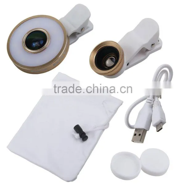 180 Fisheye+Wide Angle+Macro Lens Photo Camera Kit Set 6 in1 Smartphones Mini Camera Fisheye Lens For Smartphone