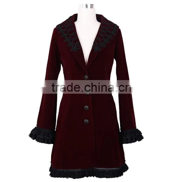 Devil Fashion 2015 Ladies Gothic Jacket CT00302 photo-4