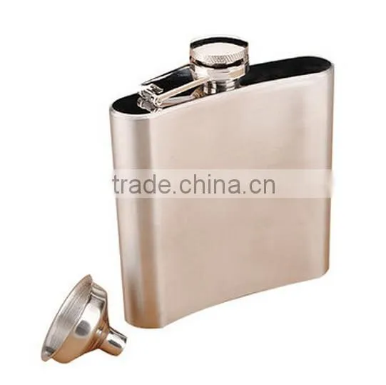 5 OZ Hip Flask With Funnel / Pocket Whisky Liquor / Stainless Steel Wine Pot photo-6