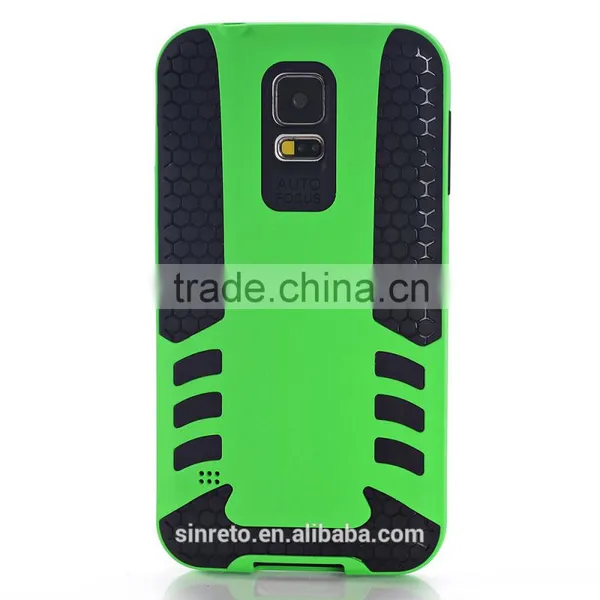 Wholesale Football Texture Cases for Samsung Galaxy S5, Pc+tpu Rocket Green Samsung Galaxy Cases photo-3