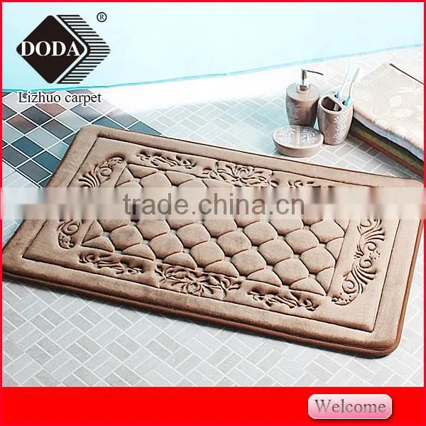 Nonslip Microfiber Bath Rug Printed Memory Foam photo-4