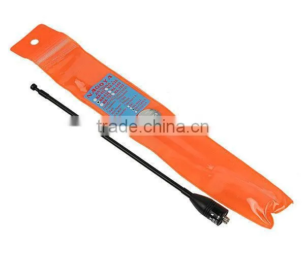 Stretched Adjustable SMA-F UHF+VHF Handheld Antenna for Wouxun Radio KG-UV6D KG-UVD1P H777 NAGOYA NA-636