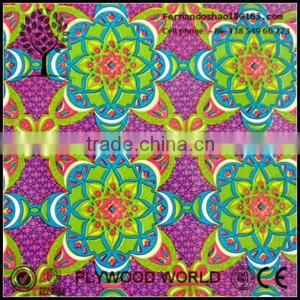 Rose Flower Polyester Plywood With Competitive Price