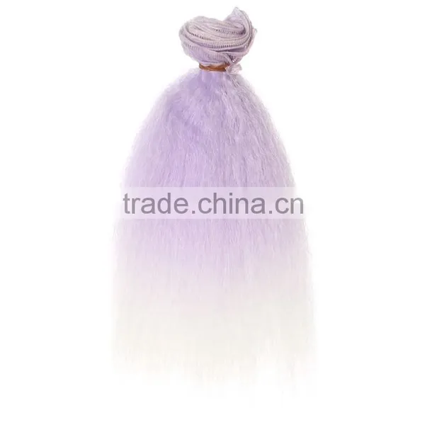 Hotsale Pink Ombre Colored Vintage Dam Troll Doll Hair Wig photo-2