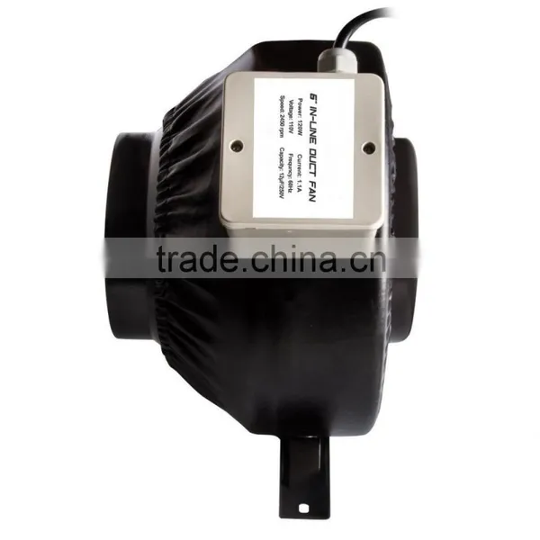 6" Inch 390 CFM In Line Lowes Duct Exhaust Fan photo-4