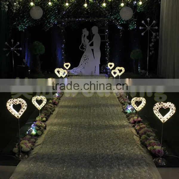 Decorated Floor Light for Wedding or Event Stage photo-3