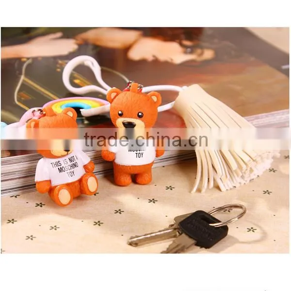 Custom Soft Pvc Teddy Bear Keychain photo-3
