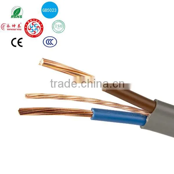 PVC Insulated Multi Strand Core Flat Twin and Earth Copper Cable/wire photo-5