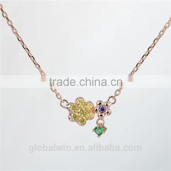 925 Sterling Silver Simple Gold Long Chain Beaded Jewellery Necklace photo-2
