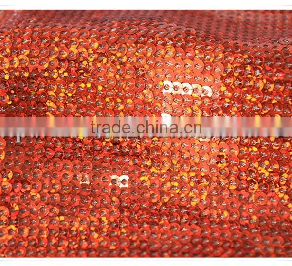 Wholesale New Arrival Shiny Colors Textile Sequin Stock Fabric for Evening Dress photo-5